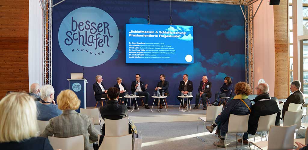 smartsleep Dr. Dworak Expertenrunde auf der besser schlafen Messe Hannover