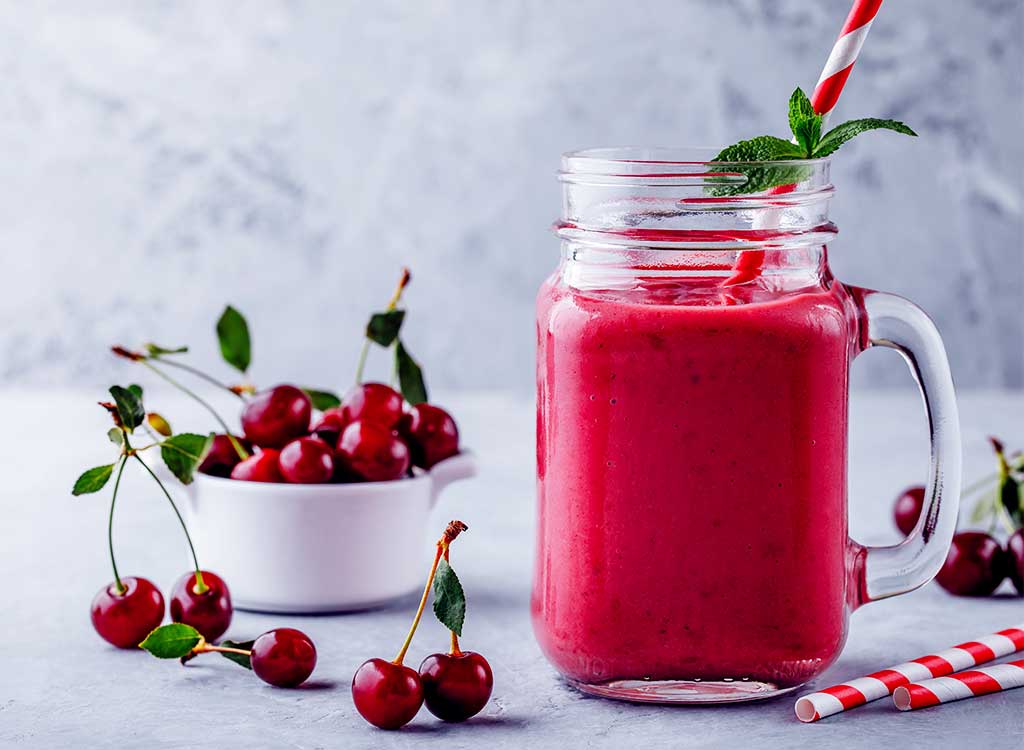 smartsleep Schlafmagazin Kirsch Cranberry Bananen Saft Getränk zum Schlafen