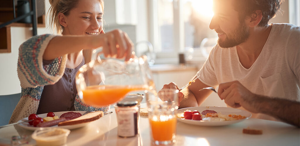 Ausgewogene Ernährung & guter Schlaf