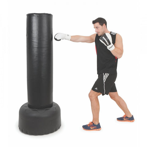  ELEMARA Saco de boxeo independiente con base de ventosa para  adultos y jóvenes, saco de boxeo pesado con soporte : Deportes y  Actividades al Aire Libre