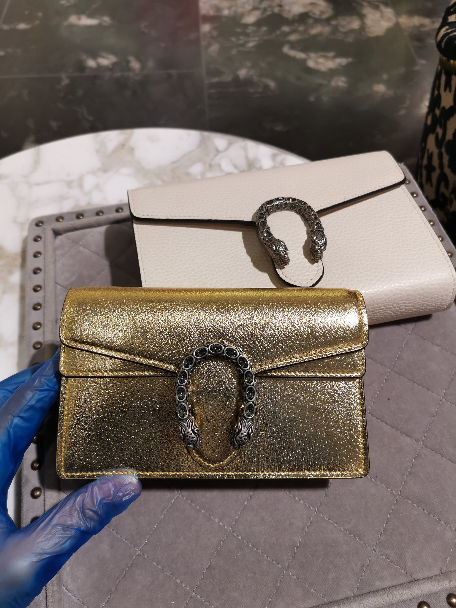 Pre-order limited item/ Gucci Dionysus super mini leather bag beige/ g –  villanelle collection