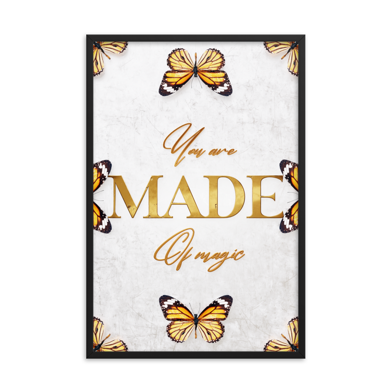 You Are Made Of Magic Quotes Wall Art