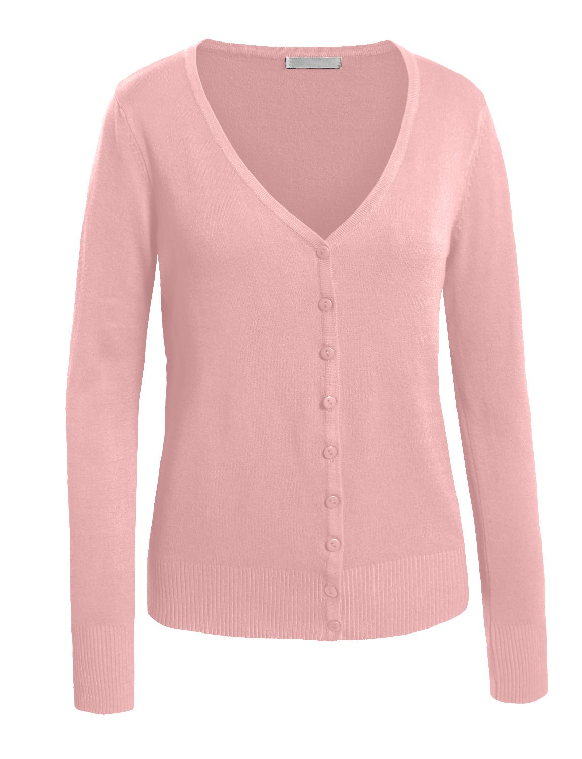 LE3NO Womens Soft Fitted Basic Cardigan Sweater