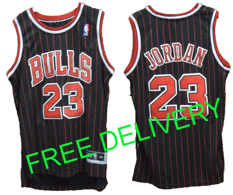 michael jordan striped jersey