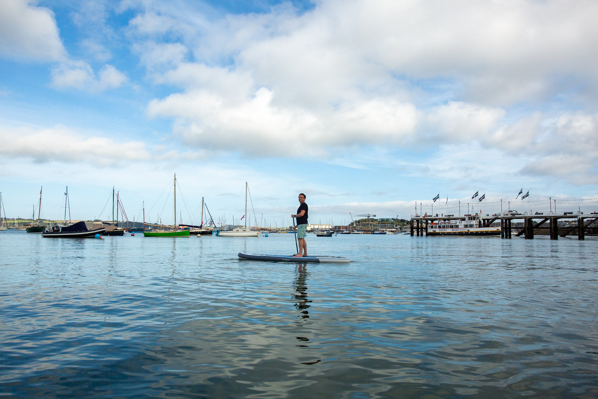 Stand Up Paddleboarding in Falmouth with Tom Telford