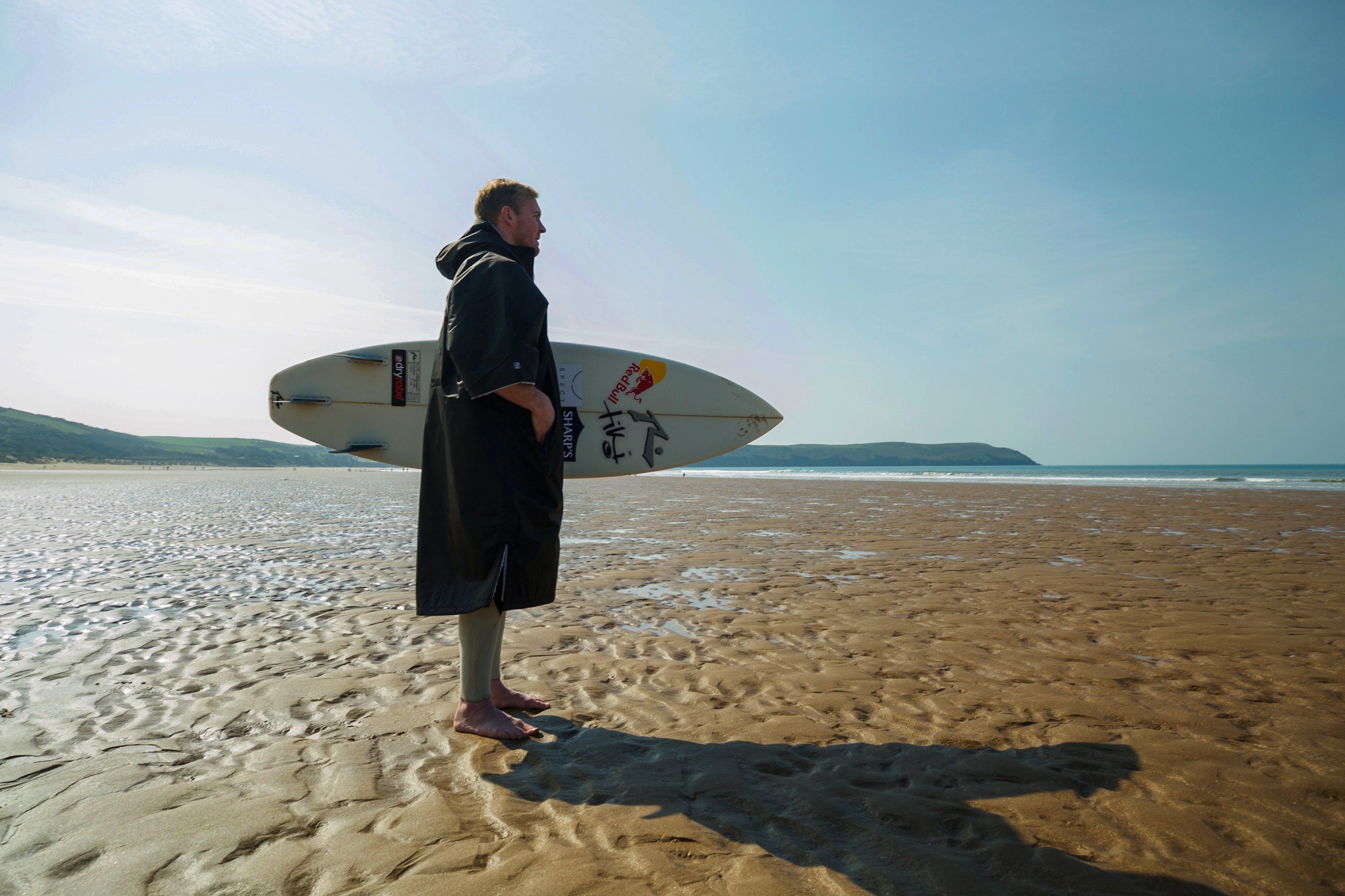 Andrew Cotton Big wave surfer, Woolacombe 2019