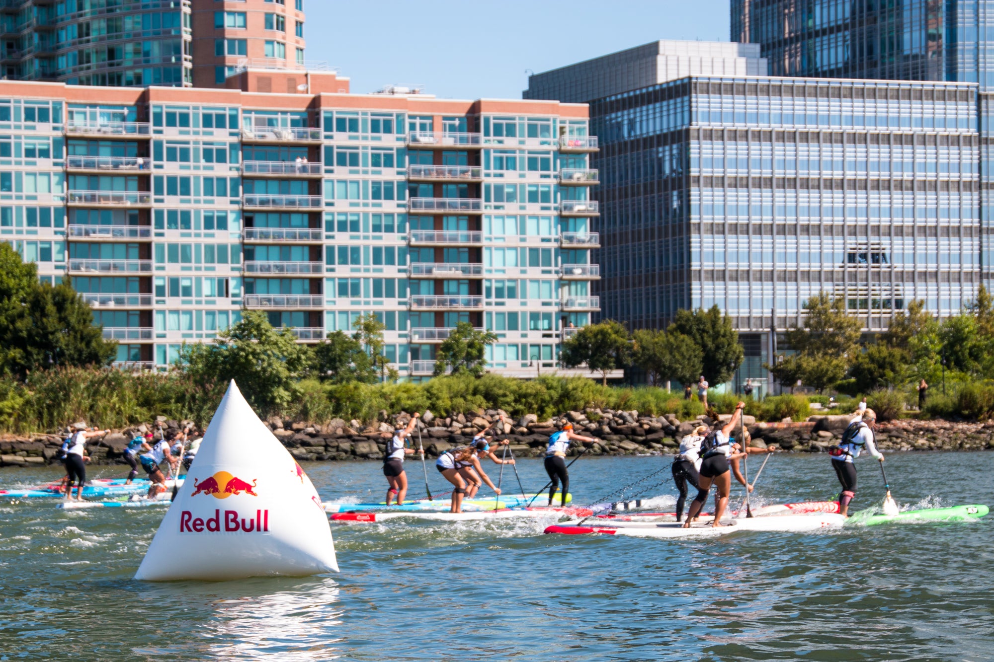 Start of the NY SUP Open Distance race 2019