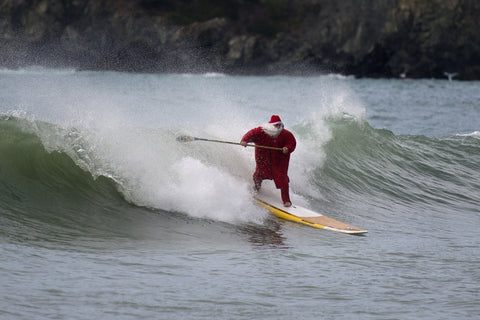 dryrobe santa surfer christmas 