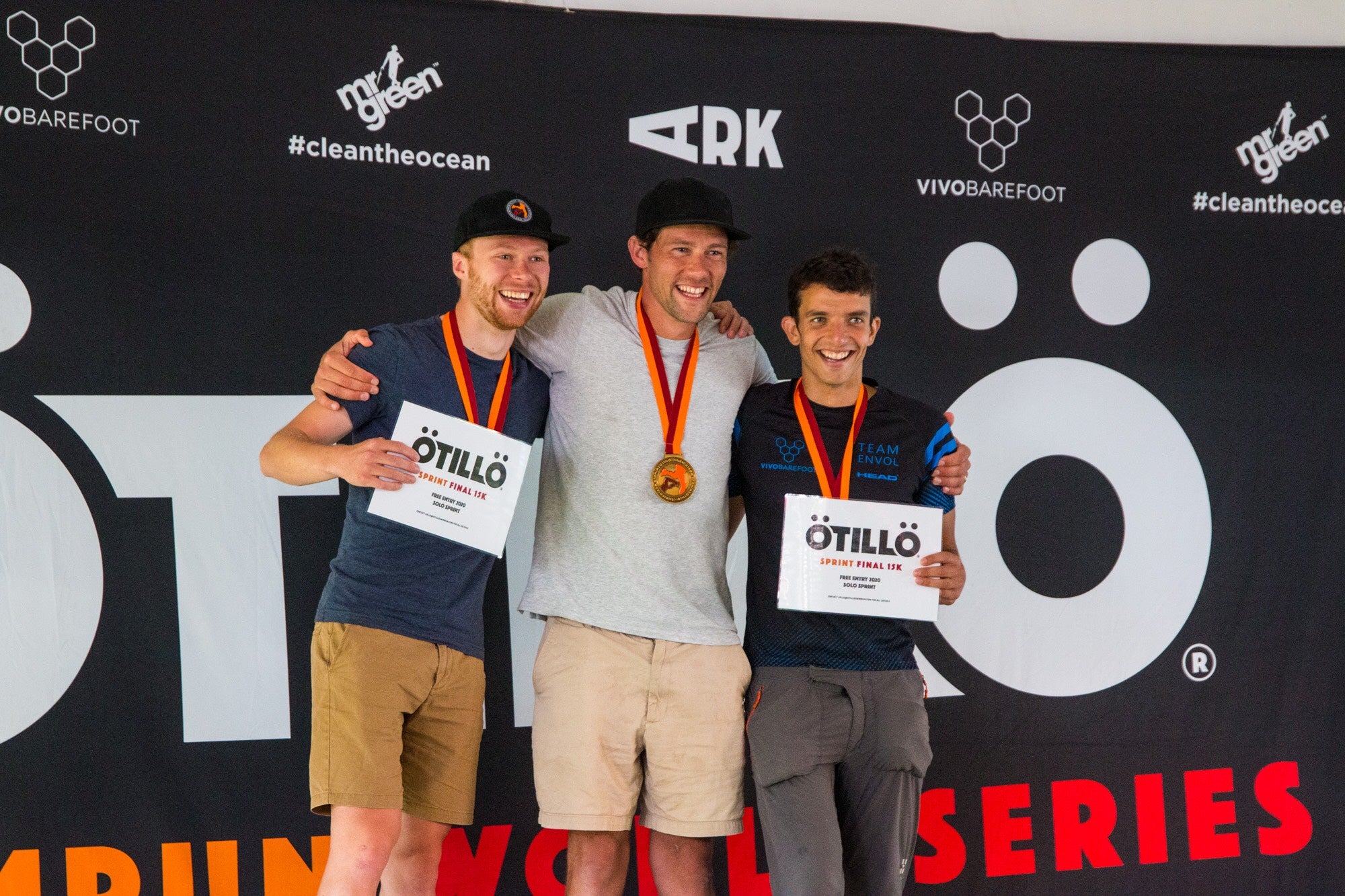 Adriel Young, Henrik Wahlberg and Erik Rosenborg ÖTILLÖ Swimrun World Championship 2019