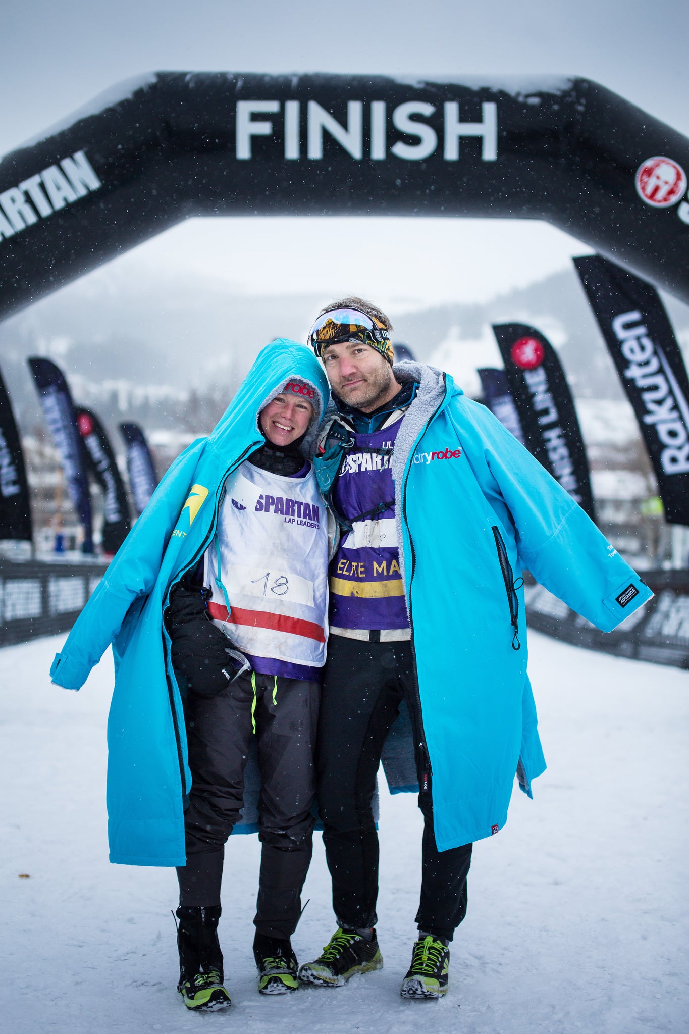 Rea Kolbl and Trevor Townsend, Spartan Ultra WC - Photo by James Appleton