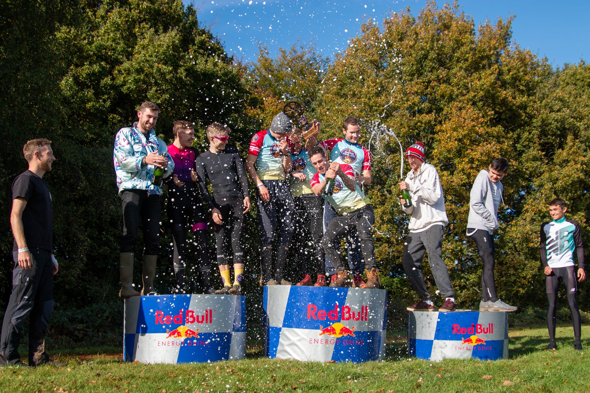 Men's Team podium - Red Bull Timelaps 2019