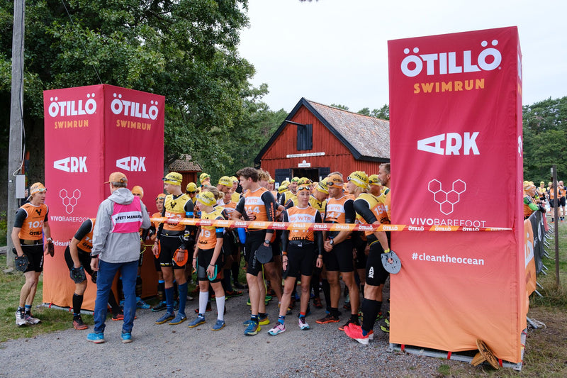 The start line of the ÖTILLÖ Sprint World Championships 2022