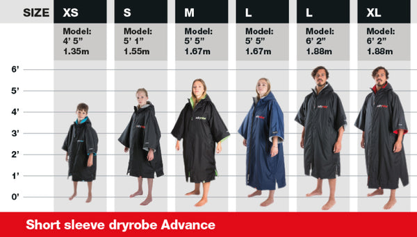 dryrobe models size guide