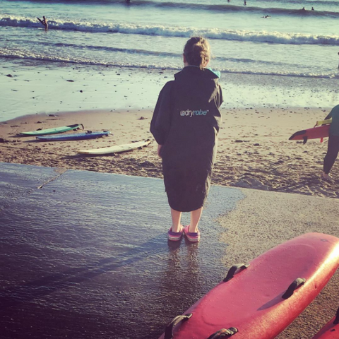 surf, lifesaving, summer, beach, saunton, dryrobe