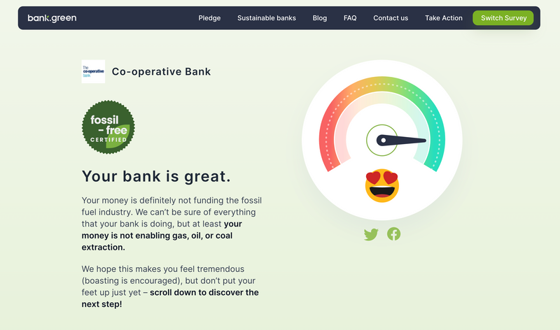 Good and bad banking examples from Bank Green