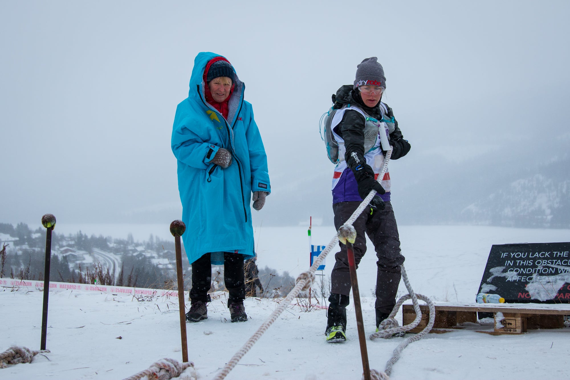 Rea Kolbl and her mom at Spartan Ultra World Championships 2019