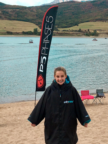 Whitley Stewart wakesufer dryrobe ambassador