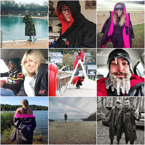 dryrobe, dryrobeterritory, OCR, surf, swim, train, training, winter, cold, water, explore, outdoors, adventure