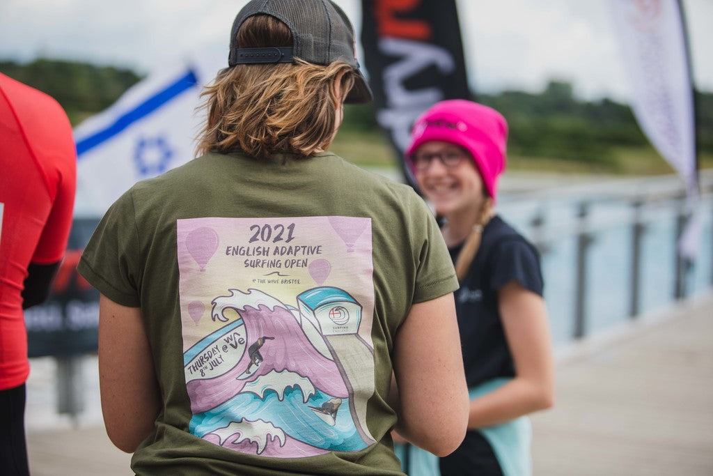 Spectators at the 2021 dryrobe English Adaptive Surfing Open