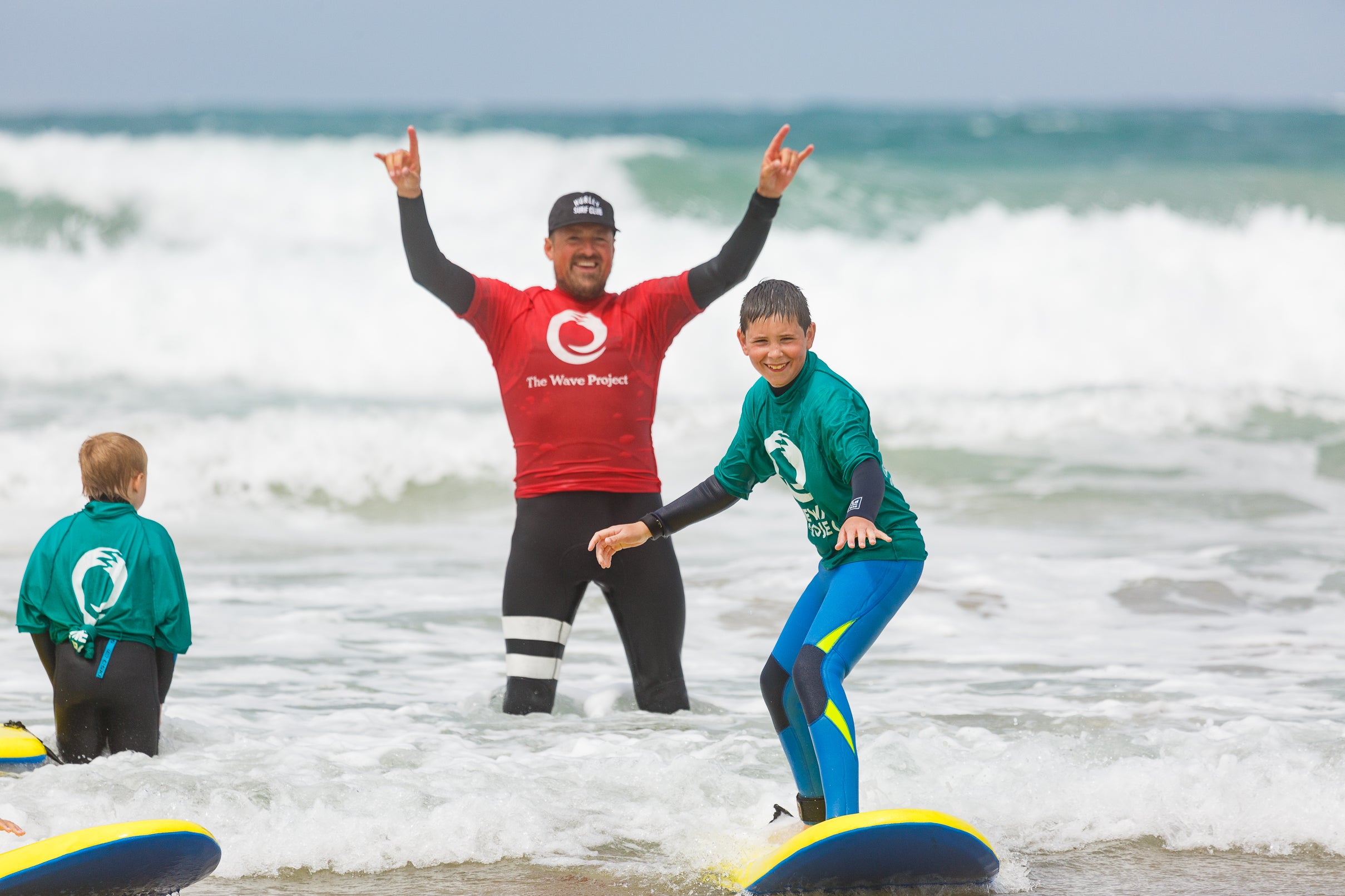 Children taking part of a session run by The Wave Project