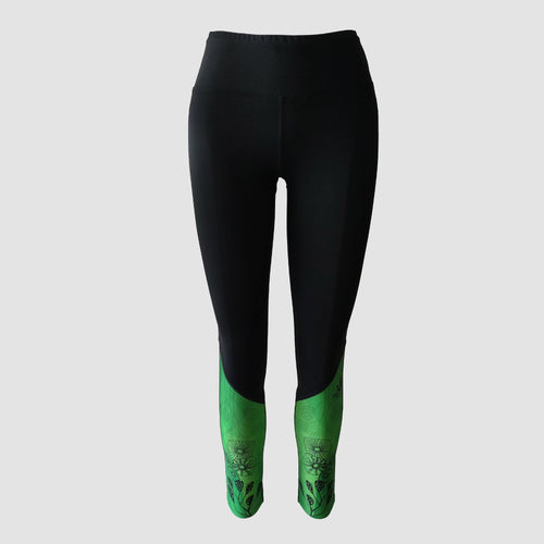 Warm Winter Running Leggings With an Over Skirt and Brushed Inside