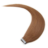 Straight Tape In Hair Extensions Stylish Daily Best Hair8 Light Brown