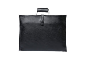 Men's Brand Designer Briefcase Crazy horse PU Leather Handbag Business office File bag Vintage Messenger Bags Casual work Tote