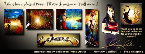 Leanne Laine Wine Artist