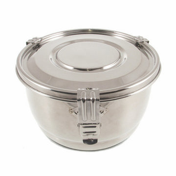 Stainless Steel Airtight Watertight Food Storage Container - 8 cm / 3.1 in.