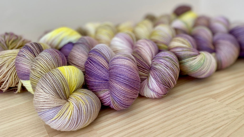 Nature Trails Hand Dyed Yarn Club Summer Colourways