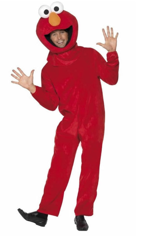 Sesame Street Elmo Monster Mascot Costume Suit Party Fancy Dress Adult New