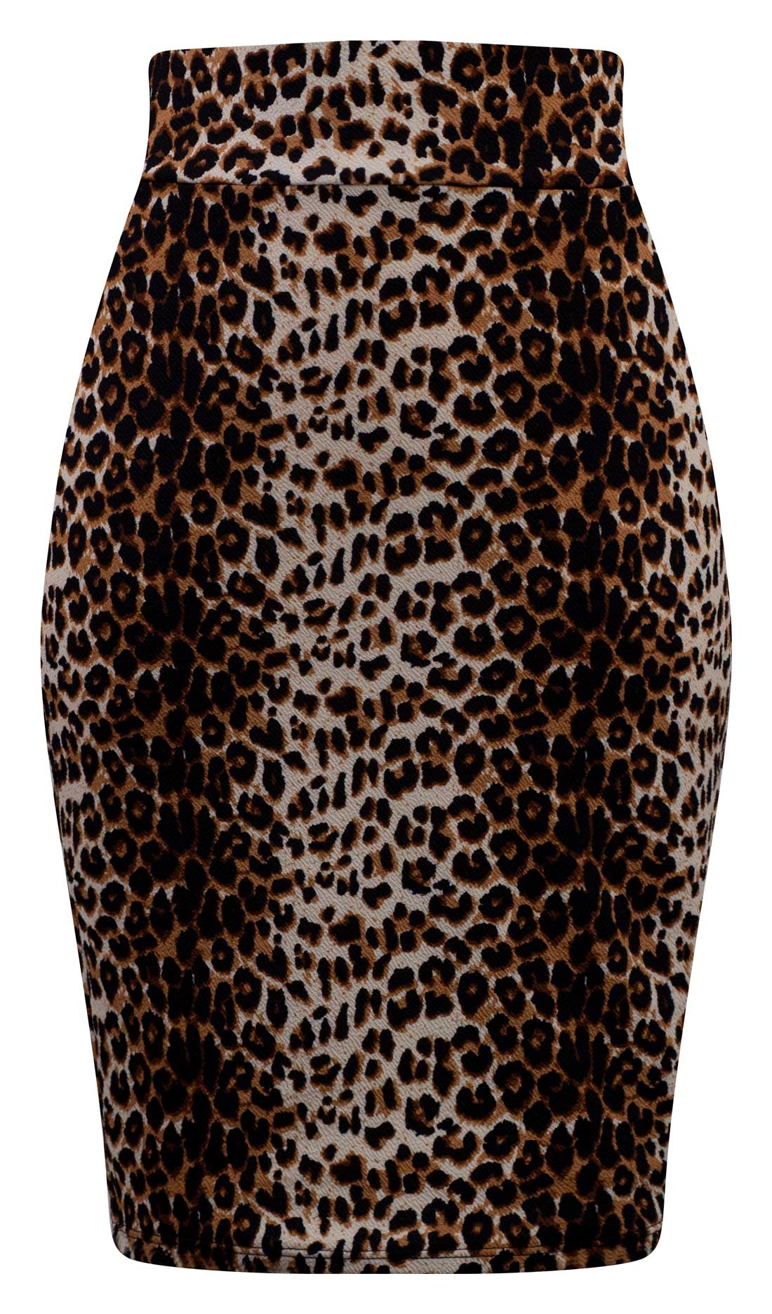 Bombshell Leopard Print Pencil Skirt | Double Trouble Apparel