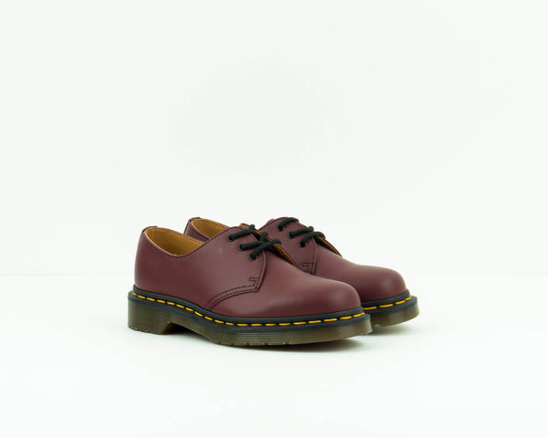 Dr. Martens zapatos 59 3-eye smooth 10085 600 red | Moksín – Moksin