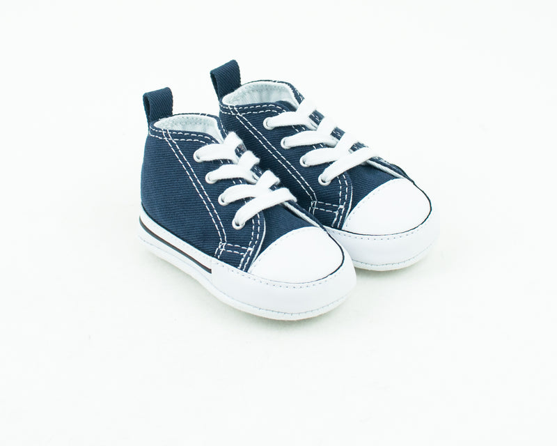 Converse de niño y niña 88865 taylor first star hi navy crib | Moksín –