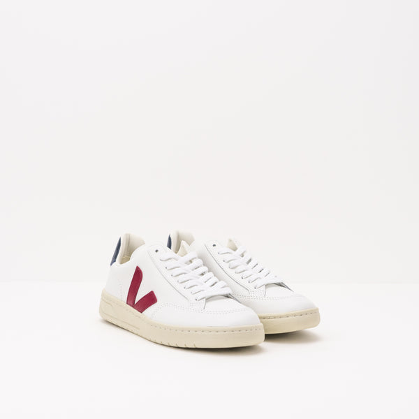 Zapatillas Veja V10 blanco rojo verde hombre