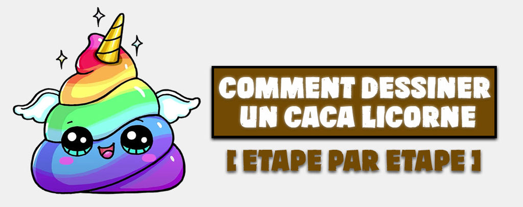 Comment Dessiner Un Caca Licorne Facilement