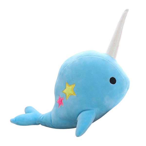 peluche baleine licorne