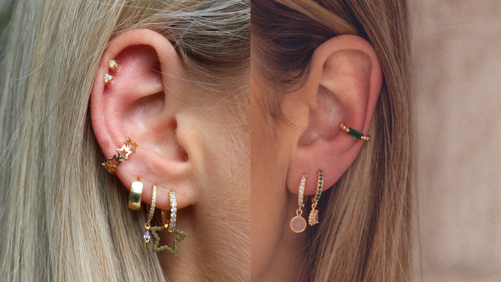 ear cuff, ear styling, ear curation, ear stacking