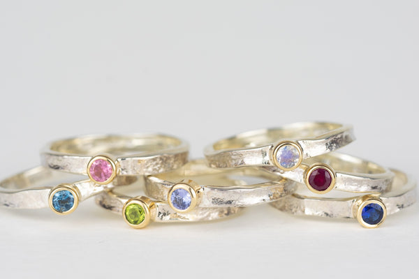 Birthstone rings