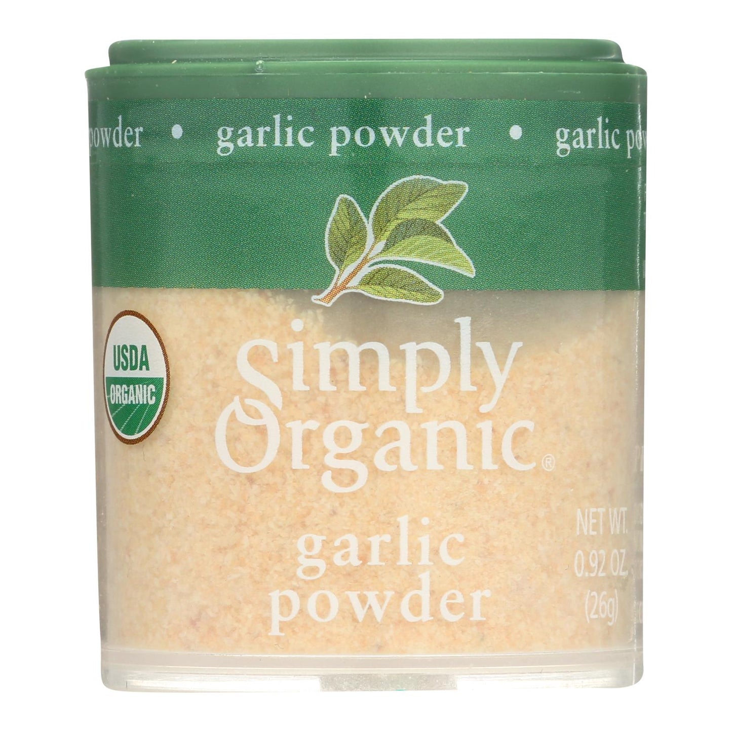 Simply Organic Garlic - Organic - Powder - .92 Oz - Case Of 6