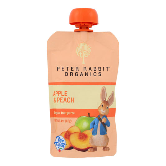 Peter Rabbit Organics Fruit Snacks - Peach And Apple - Case Of 10 - 4 Oz.