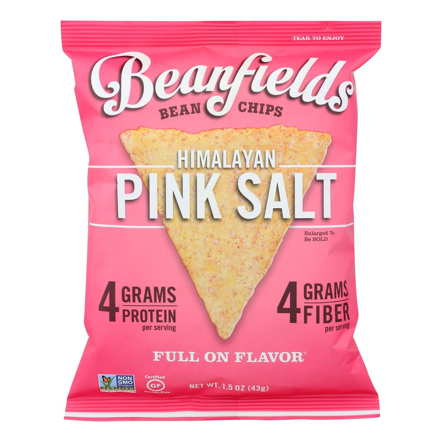 Beanfields - White Bean And Rice Chips - Sea Salt - Case Of 24 - 1.50 Oz.