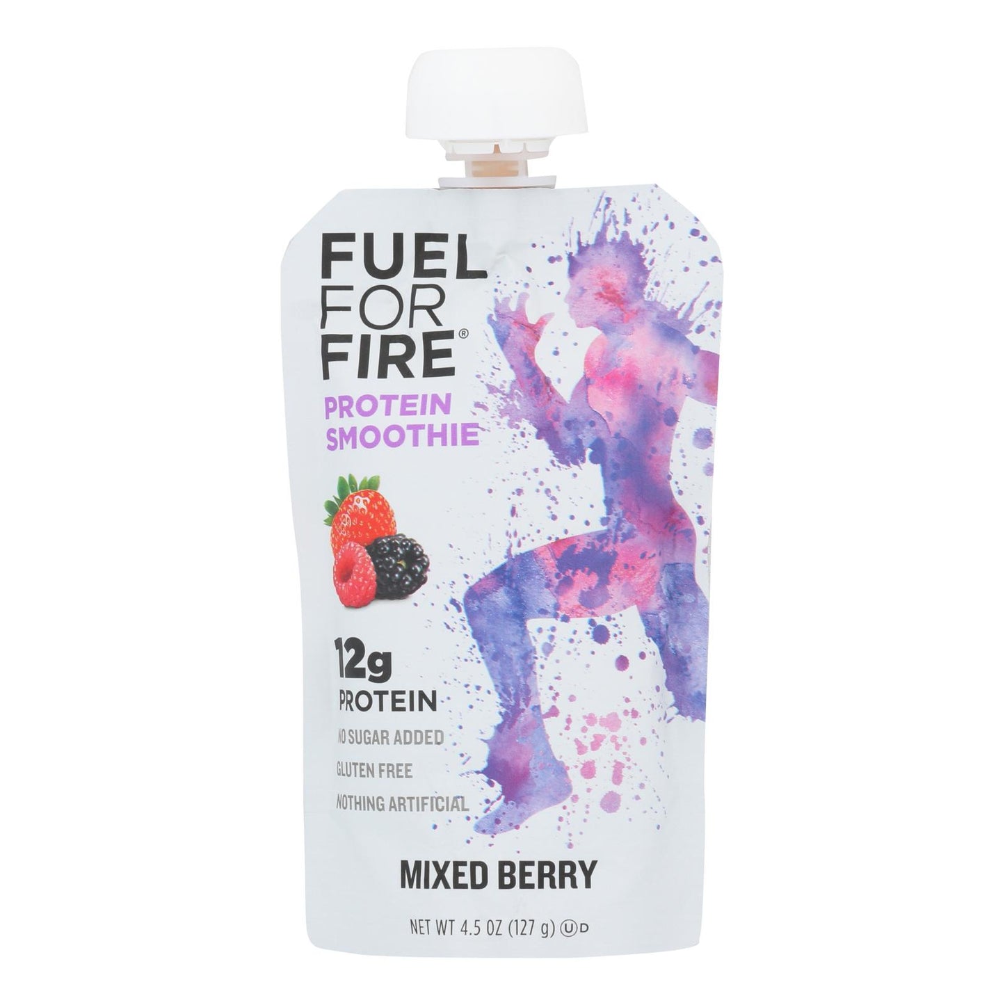 Fuel For Fire Mixed Berry Protein Smoothie, Mixed Berry - Case Of 12 - 4.5 Oz