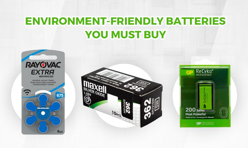 environment friendly batteries, rayovac, maxell