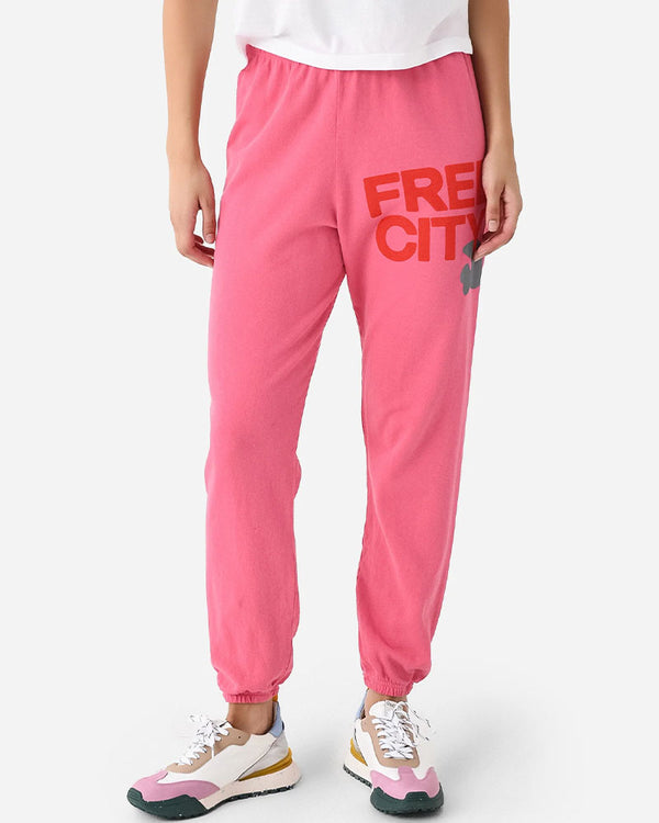 FreeCity Large Sweatpant In Pink Lips – Shopfado