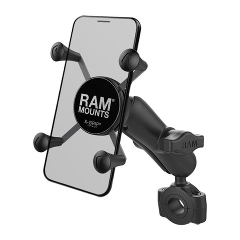RAM-B-408-75-1-UN10U MOUNT HANDLEBAR SUPPORT with X-GRIP for