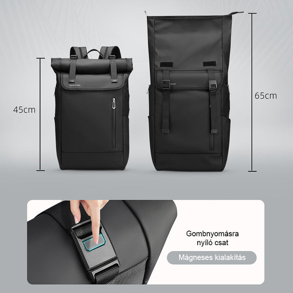 Mark Ryden Odyssey rolltop hátizsák bővíthető kapacitással