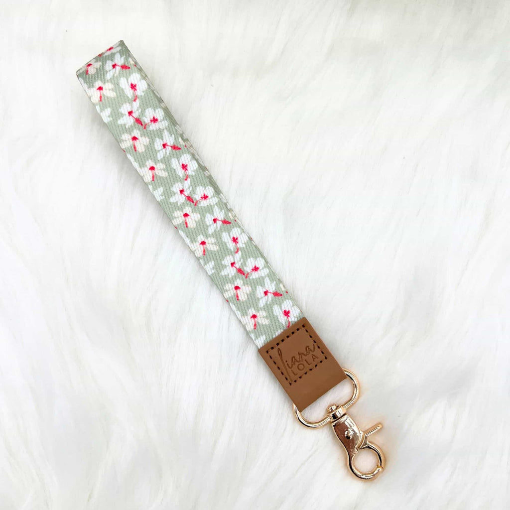 Keychain Wristlet - Sakura Black Pink – liana lola