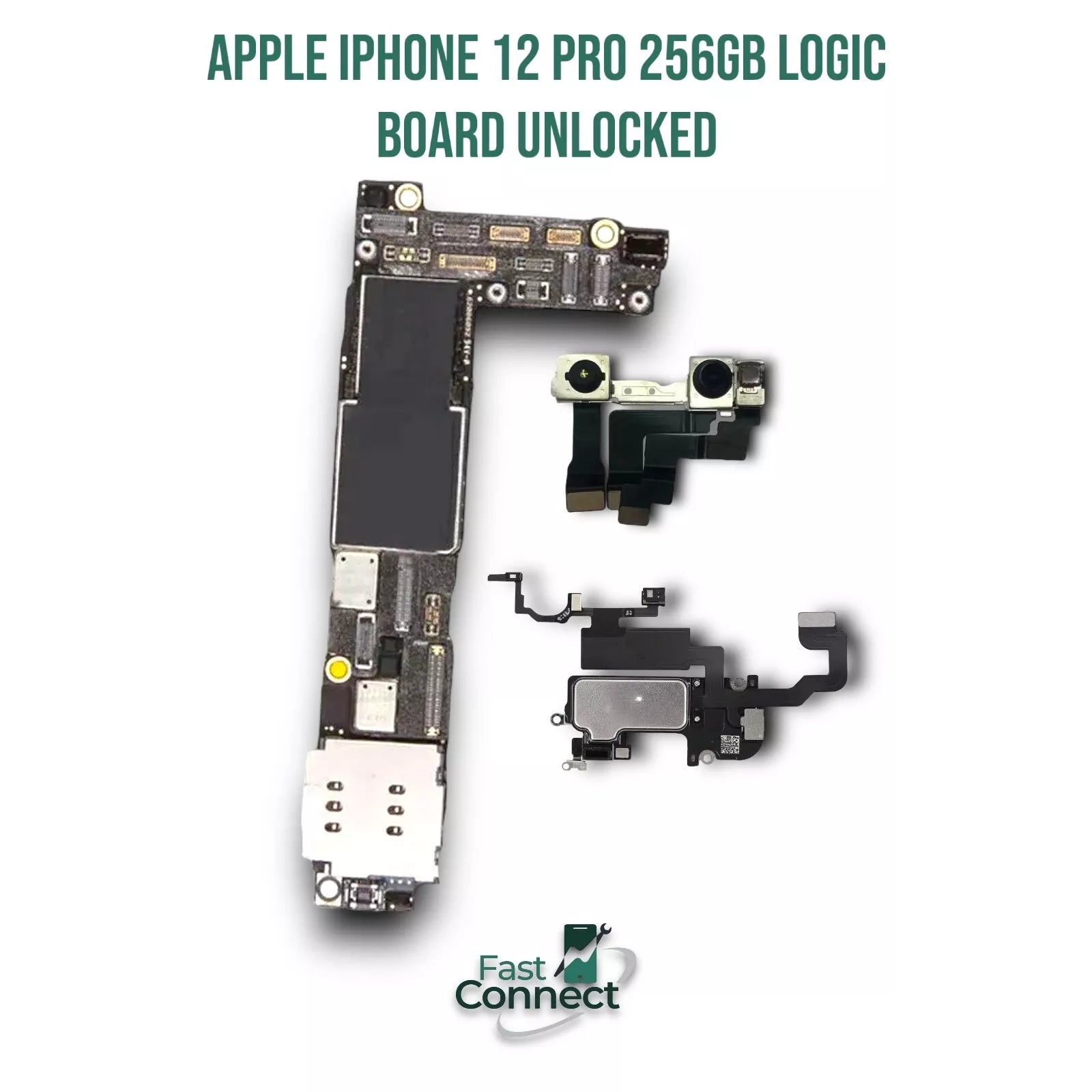 Apple iPhone 12 Pro 256GB Logic Board Unlocked Motherboard With FaceID Clean IME