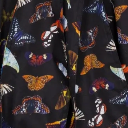 The Butterfly Shirt Maxi Dress - Black